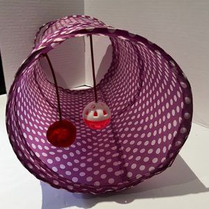 Cat Kitten Play Tunnel Crinkle Collapsible Pop Up